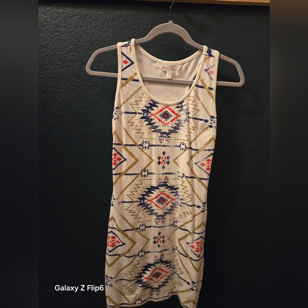 Tribal Print Sleeveless Dress